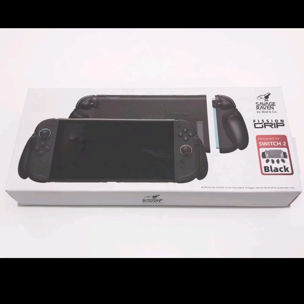 Fission Grip for Switch 2 - Black Comfort Handle